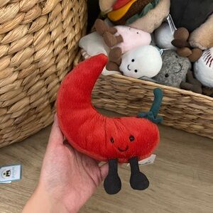 Jellycat Red and Black Crescent Stuffed Animal